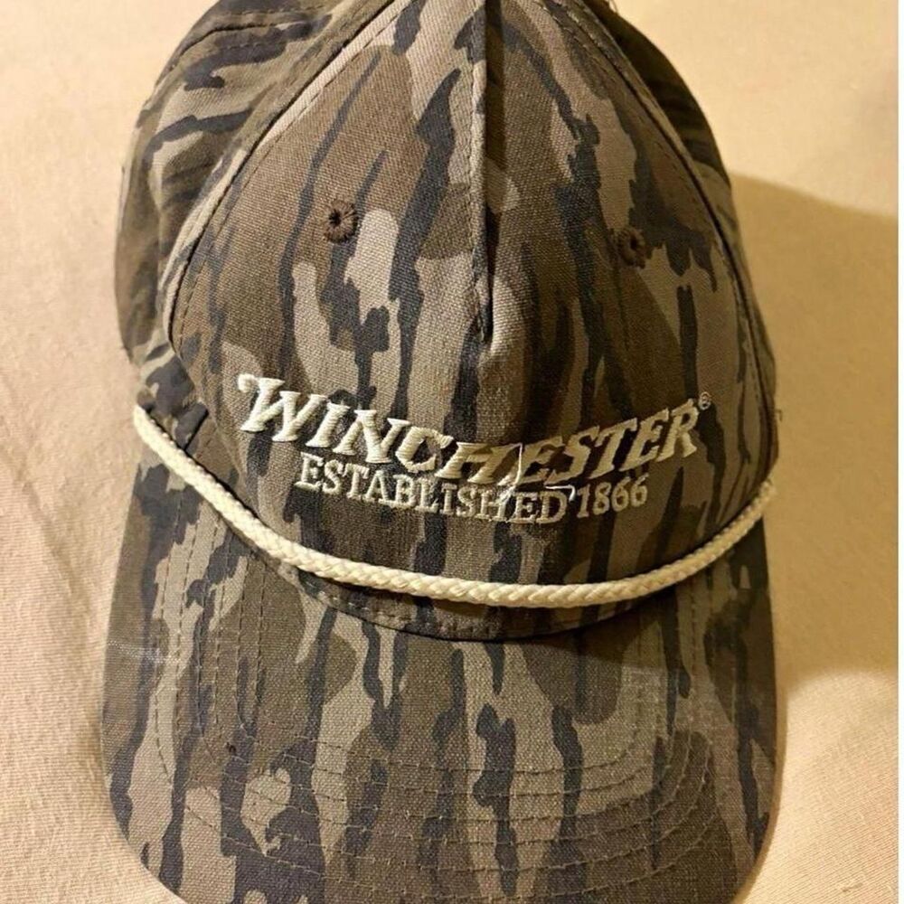 Winchester Camouflage Hat Adult Male Ball Cap Snapback Hunting Fishing